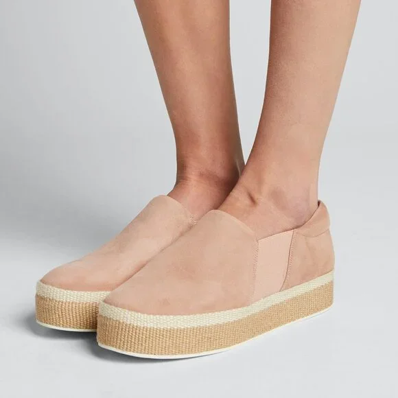 ✨ NWOB Vince Wilden Suede Espadrille Platform Sneakers Size 8, 10 ✨ - Picture 2 of 15